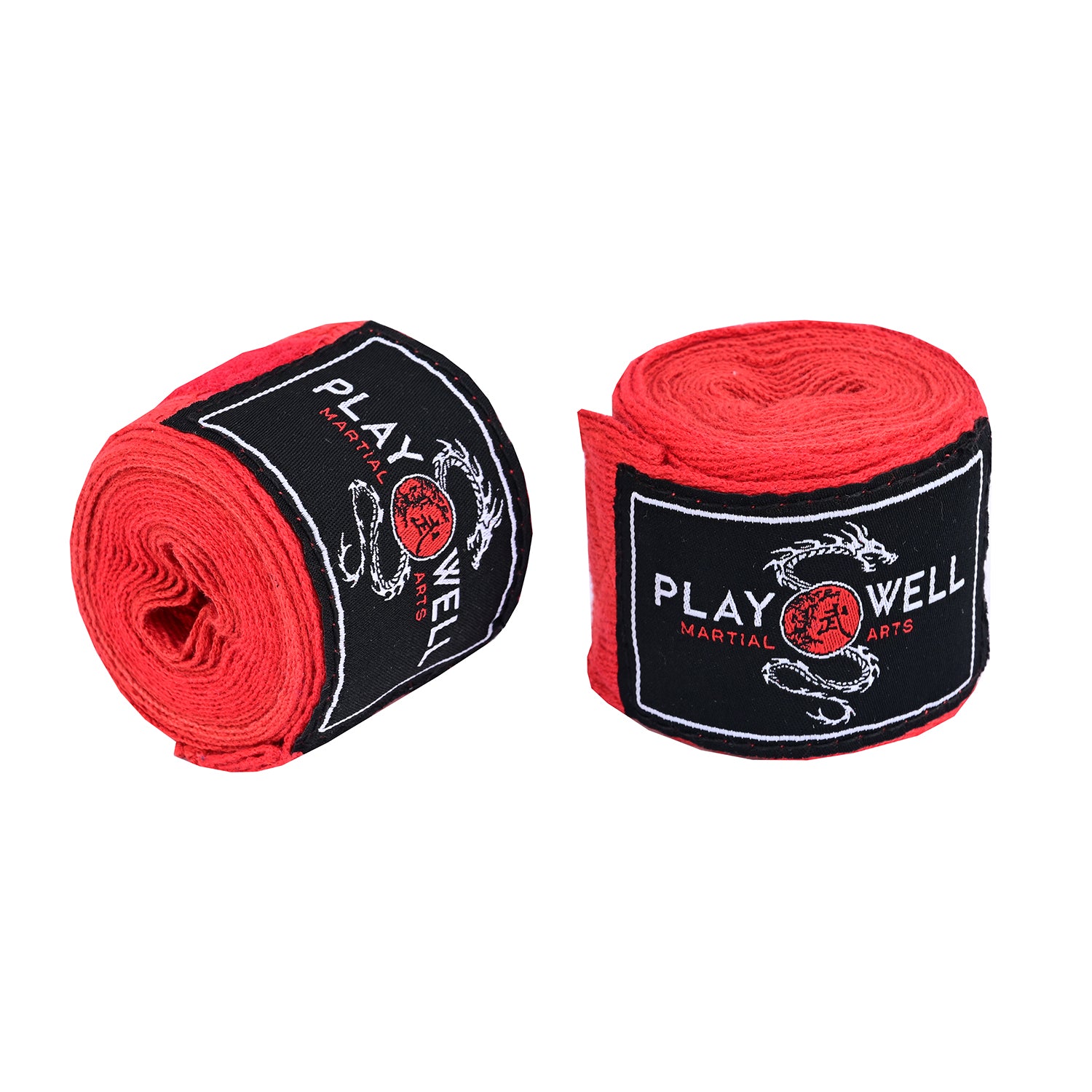 Childrens Boxing Hand Wraps Pair 2.5M - Red - PRE ORDER