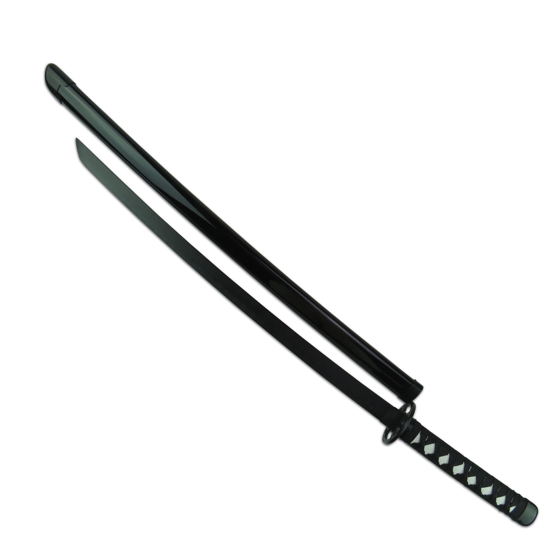 Bamboo Wooden  Adults Black Bokken W Scabbard - PRE ORDER