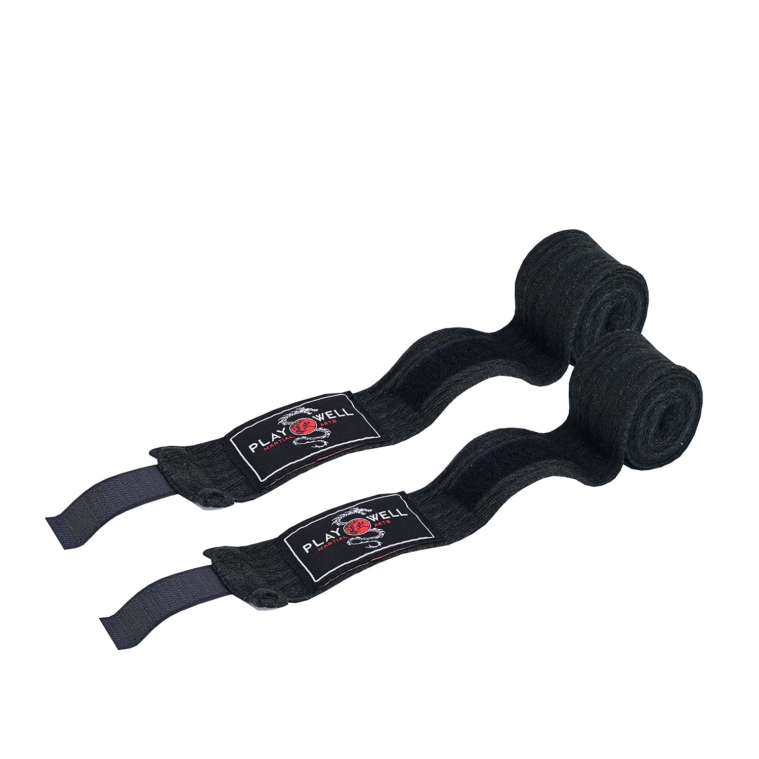 Childrens Boxing Hand Wraps Pair 2.5M - Black - PRE ORDER