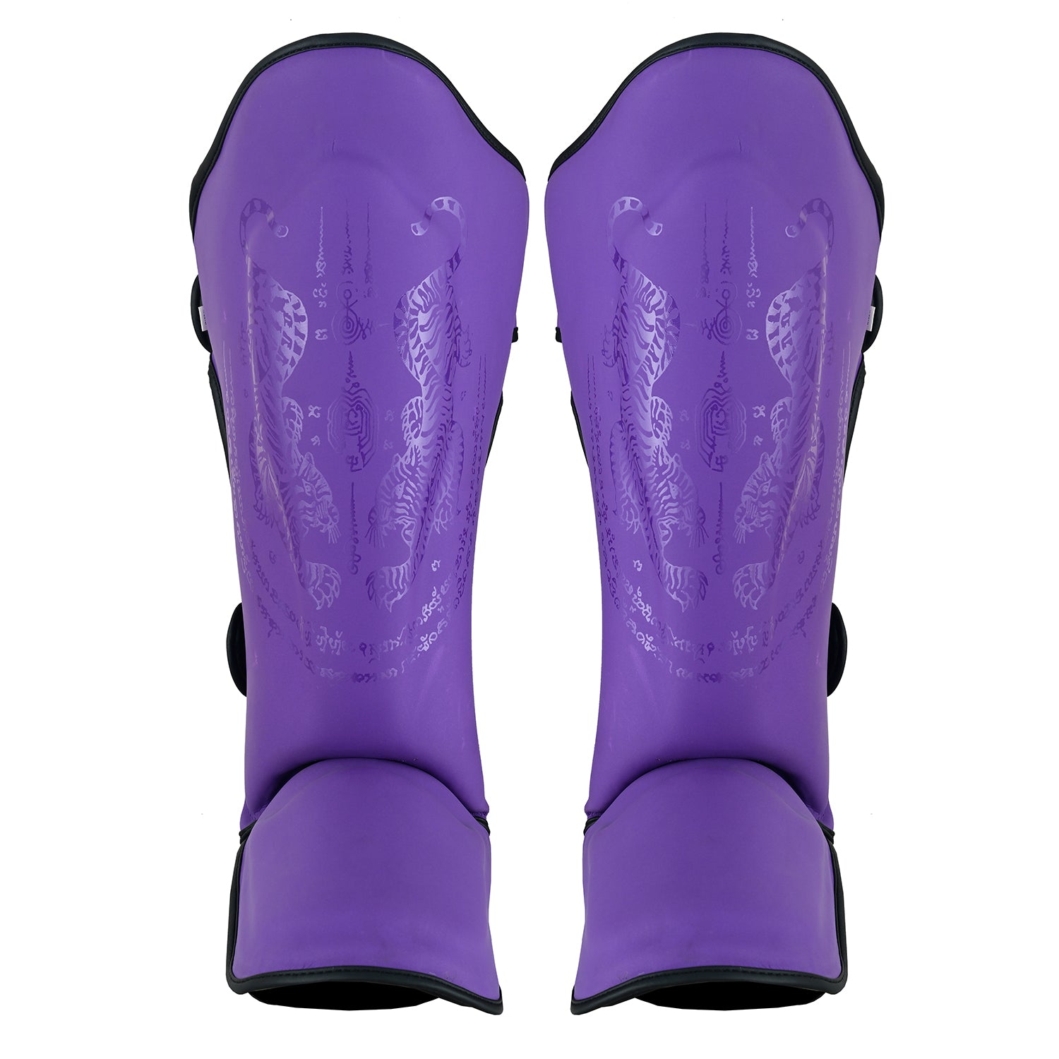 Twin Tigers Muay Thai Boxing Gloves, Shin Pads & Shorts - Purple
