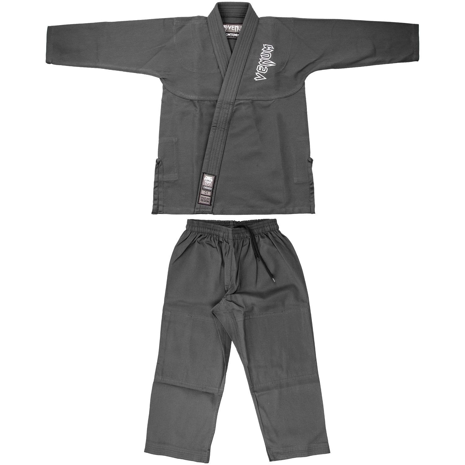 Venum Kids Contender Jiu Jitsu Gi - Grey