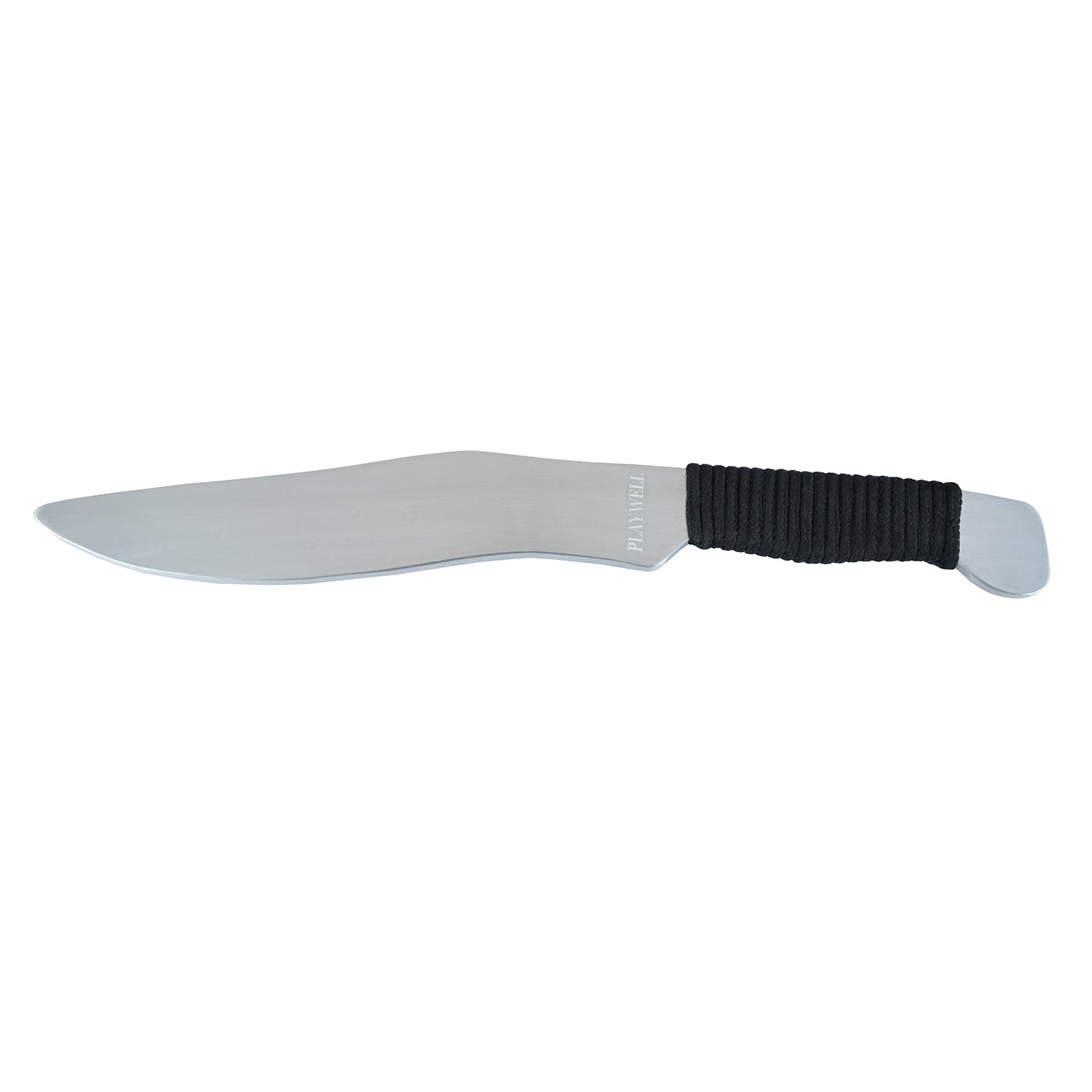 Metal Blunt Roped Grip Long Training Machete : No 5
