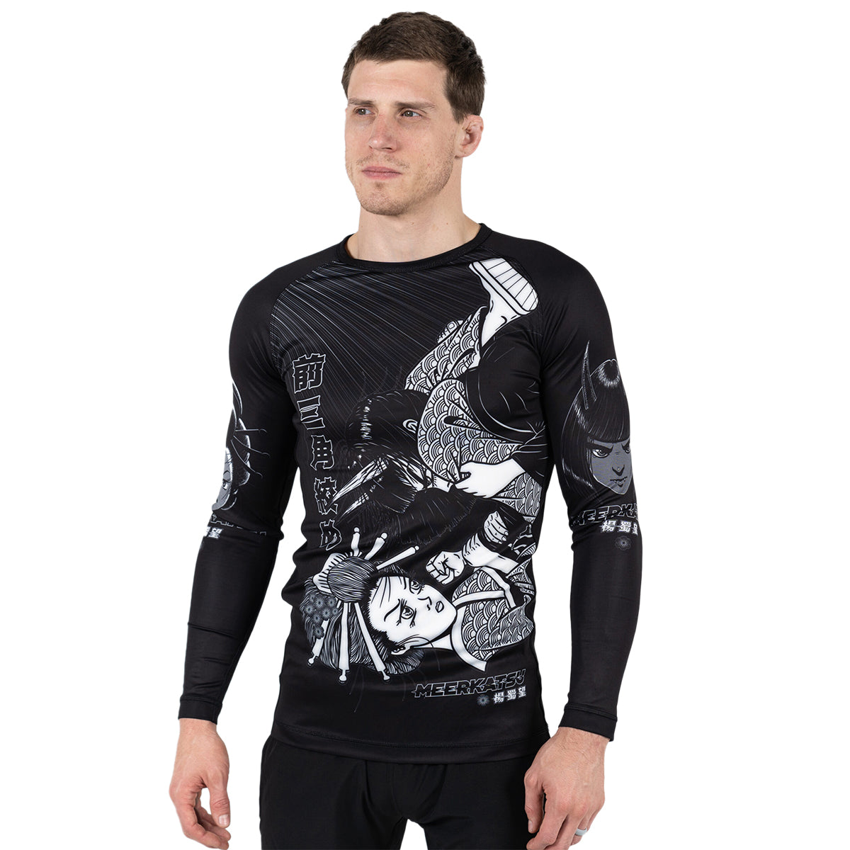 Scramble Meerkatsu Heavenly Triangle Long Sleeve Rash Guard